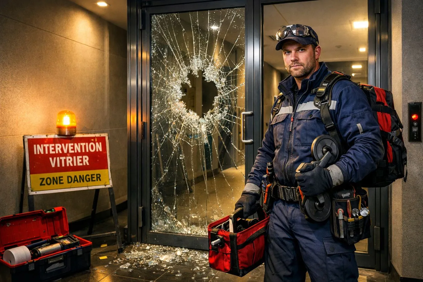 Dépannage urgence vitre cassée Lancy 24h/24