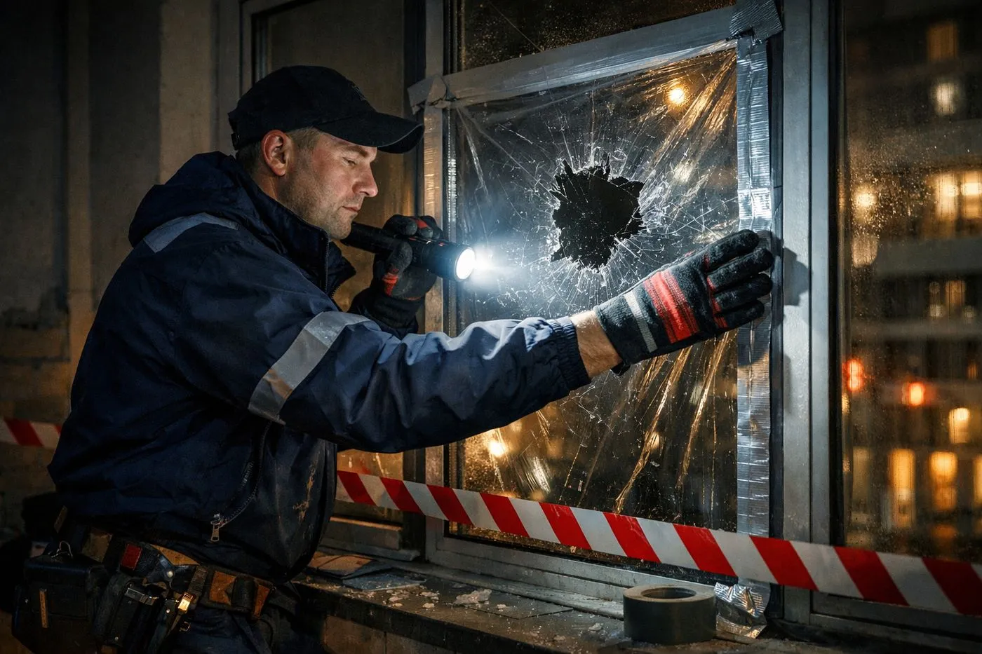 Intervention rapide vitre cassée Vernier 24h/24